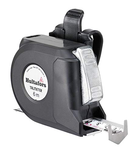 Talmeter Bandmaß 6 Meter I Hultafors I Genauigkeitsklasse II I Made in EU I 7-in-1 Massband mit einzigartiger Mess- und Anreißfunktion I 359303 Talmeter Bandmaß 6 Meter I Hultafors I Genauigkeitsklasse II I Made in EU I 7-in-1 Massband mit einzigartiger Mess- und Anreißfunktion I 359303 von Hultafors