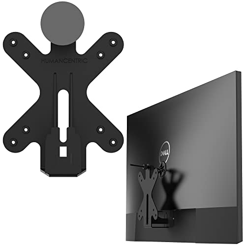 HumanCentric VESA Mount Adapter für Dell S2218, SE2219, S2318, S2319, S2418, S2419, SE2419, S2718, S2719 Monitore | Nicht für Ultrathin Monitore S2718D, S2719HM, S2719DM [ Zum Patent angemeldet] von HumanCentric