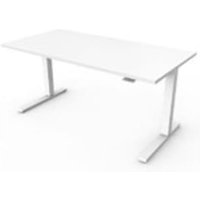 Humanscale Float höhenverstellbarer Tisch 600x1200mm, weiß von Humanscale