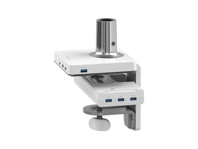 Humanscale M/Connect Dockingstation Tischklemme f?r M/Flex, wei? von Humanscale