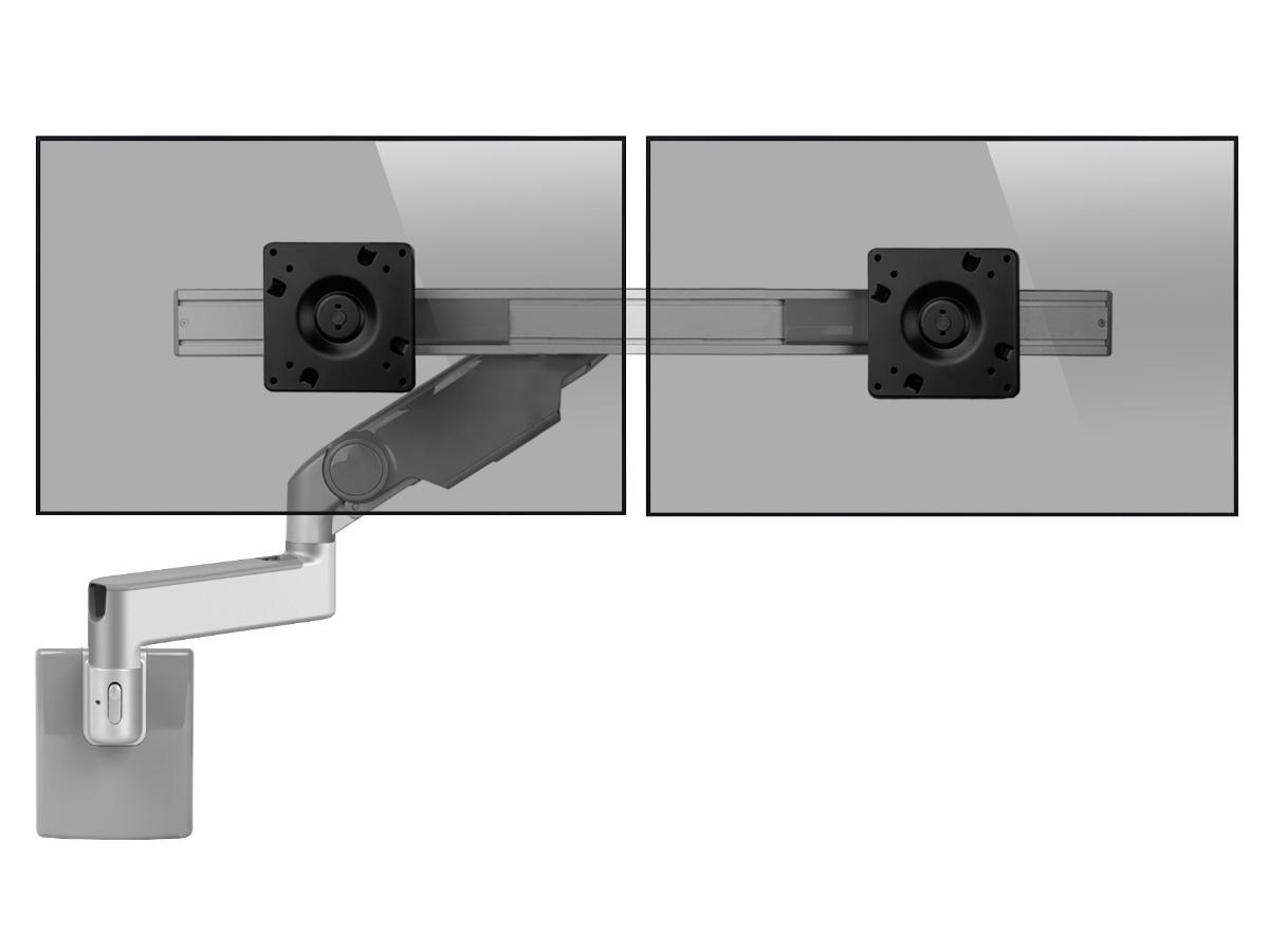 Humanscale M10 Dual Monitor Wandhalterung silber (M10HMSE2G) von Humanscale