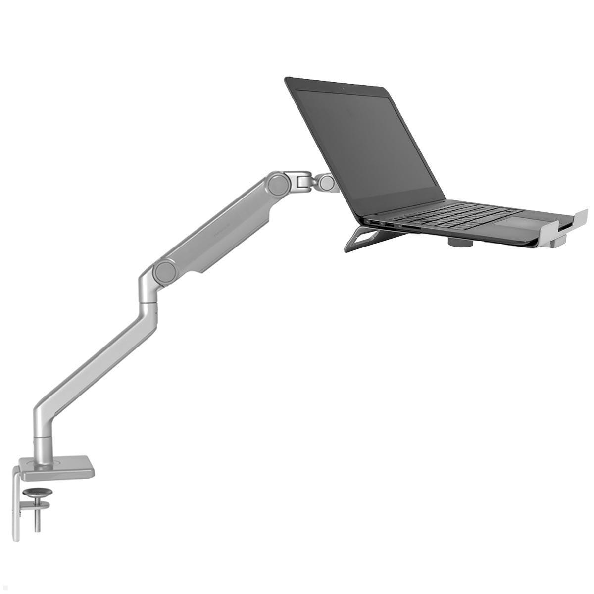 Humanscale M2.1 Laptop Tischhalterung mit Schwenkarm schr?g, silber von Humanscale