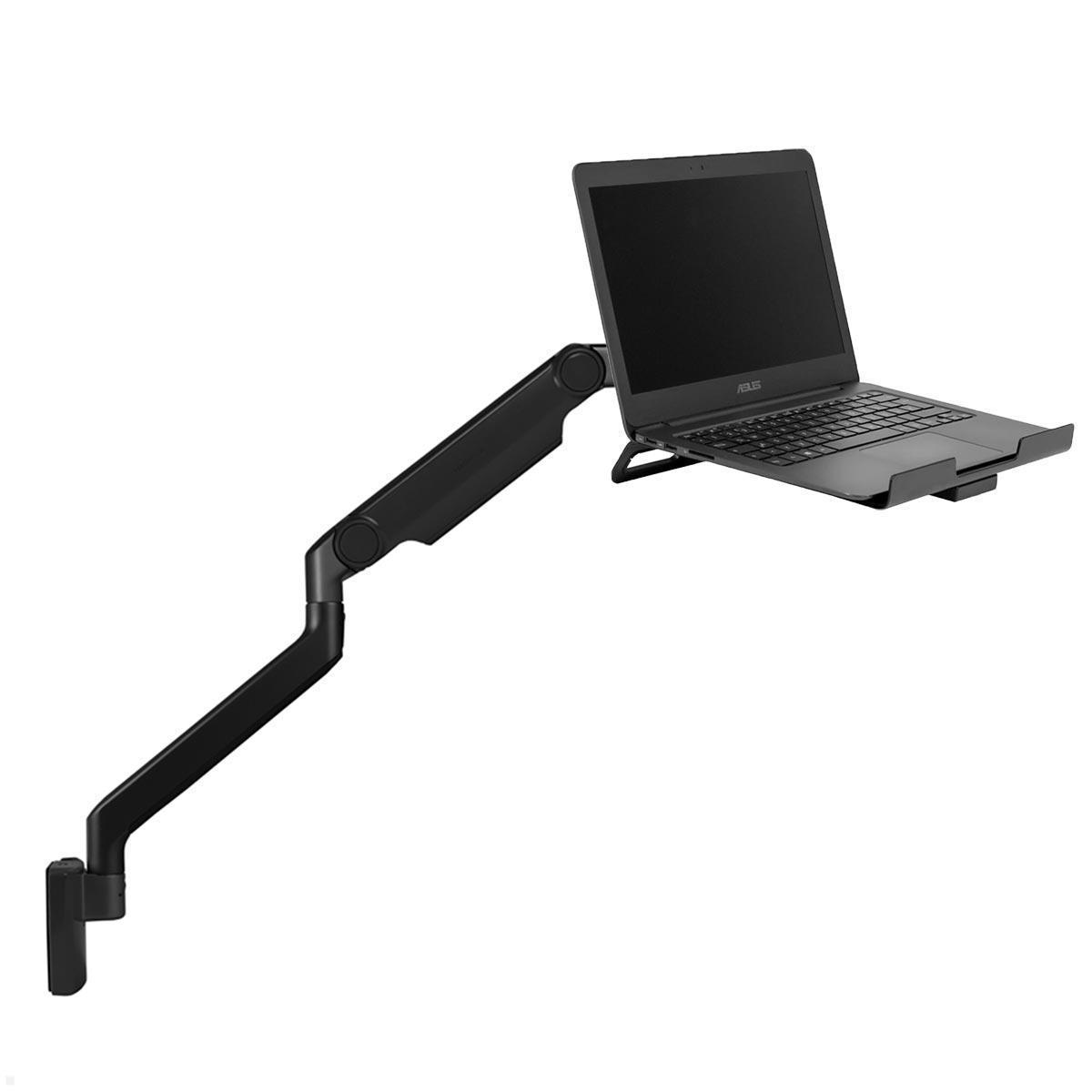 Humanscale M2.1 Laptop Wandhalterung mit Schwenkarm schr?g, schwarz von Humanscale