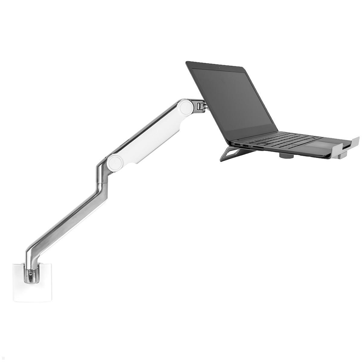 Humanscale M2.1 Laptop Wandhalterung mit Schwenkarm schr?g, wei? von Humanscale