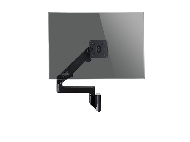 Humanscale M8 Monitor Wandhalterung gerade mit Schwenkarm schwarz von Humanscale