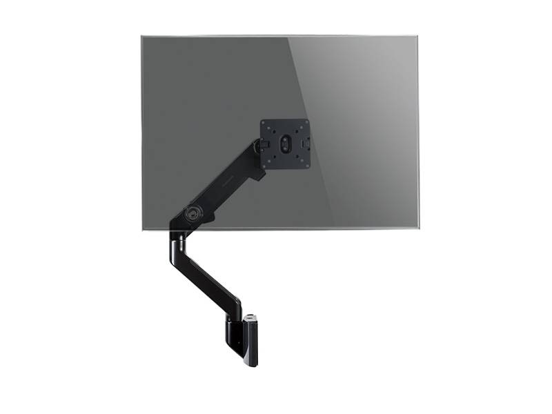 Humanscale M8 schwenkbare Wandhalterung (M8HB1S) schwarz von Humanscale