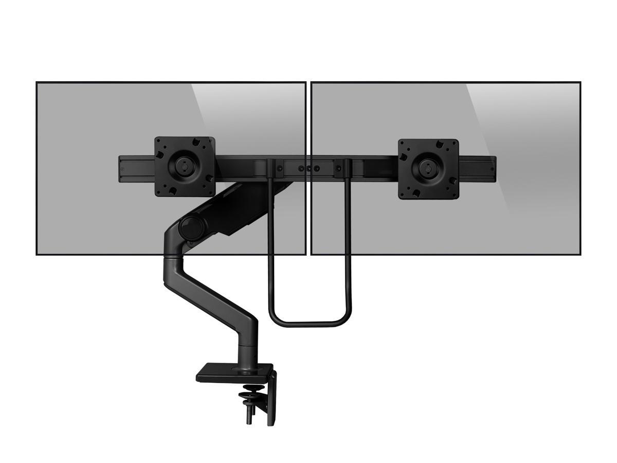 Humanscale M8.1 Dual Monitor Tischhalterung Klemme, schr?g, schwarz (M81CMBBHB) von Humanscale