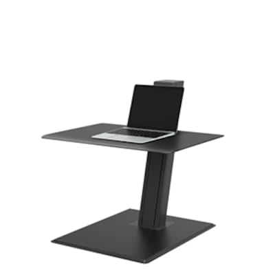 Humanscale QuickStand Eco Laptop Steh-/Sitzarbeitsplatz, schwarz von Humanscale