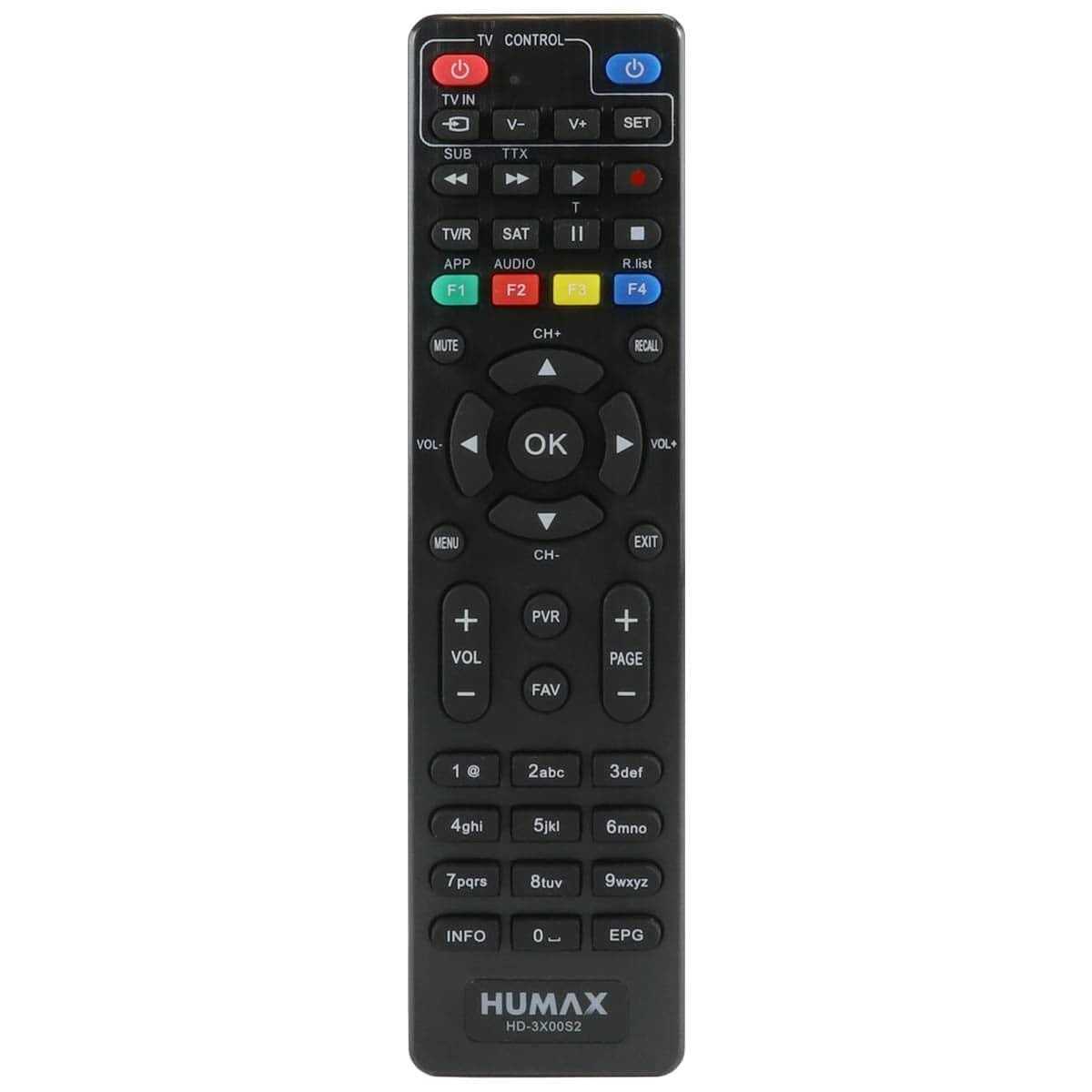 Fernbedienung Original für Humax Tivumax HD3800 / HD3801 TiVuSat von Humax