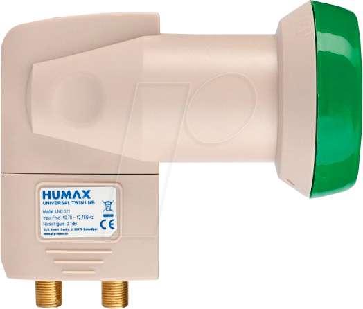 HUMAX L1730 - LNB, Twin, 40mm, Green Power von Humax