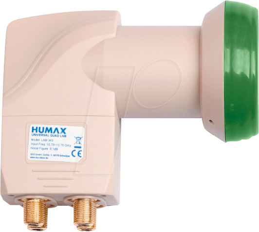 HUMAX L1930 - LNB, Quad, 40mm, Green Power von Humax