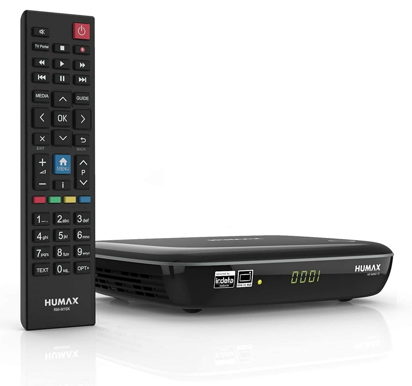 Humax Humax HD NANO T2 HD-Receiver (DVB-T2/T, HbbTV, PVR-Ready, freenet TV, DVB-T2 HD Receiver Humax Humax HD NANO T2 HD-Receiver (DVB-T2/T, HbbTV, PVR-Ready, freenet TV, DVB-T2 HD Receiver von Humax