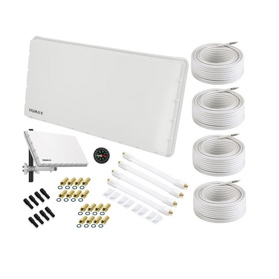 Humax Humax Quad Flat Sat Flachantenne H39D4+ SET Satelliten-Flachantenne Flachantenne Humax Humax Quad Flat Sat Flachantenne H39D4+ SET Satelliten-Flachantenne Flachantenne von Humax