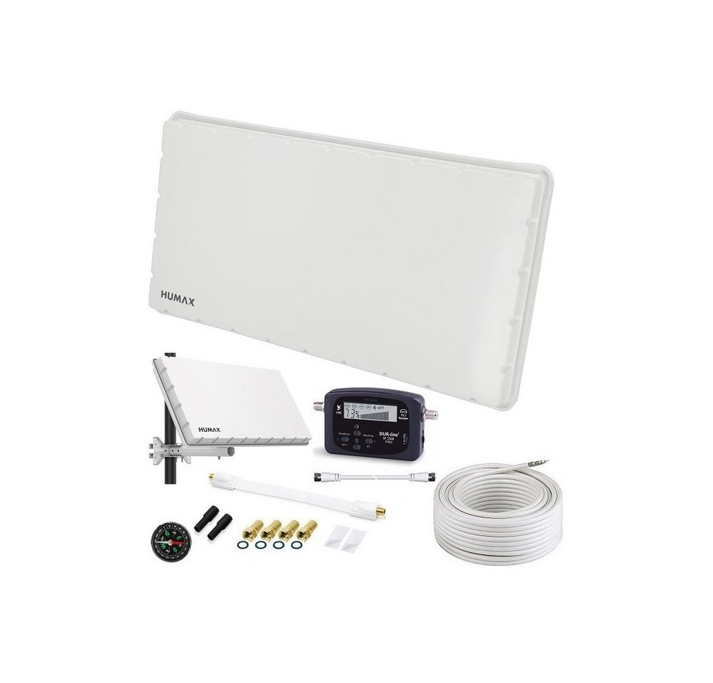 Humax Humax Single Flat Sat Flachantenne H39D SET Satelliten-Flachantenne Flachantenne Humax Humax Single Flat Sat Flachantenne H39D SET Satelliten-Flachantenne Flachantenne von Humax