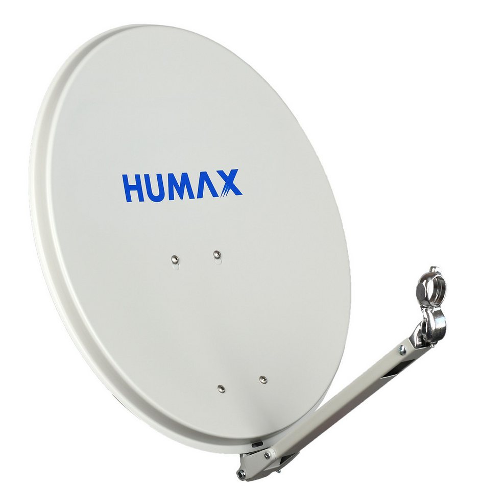 Humax Professional Sat-Spiegel (90 cm, Aluminium, Kabeldurchführung, ziegelrot, anthrazit, hellgrau) von Humax