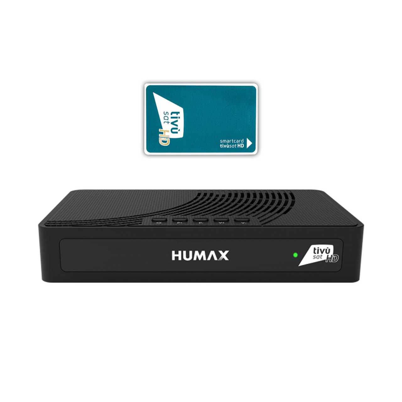 Humax Tivumax LT HD-3801S2 Full HD DVB-S2 Sat Receiver mit Aktive Tivusat HD Karte von Humax