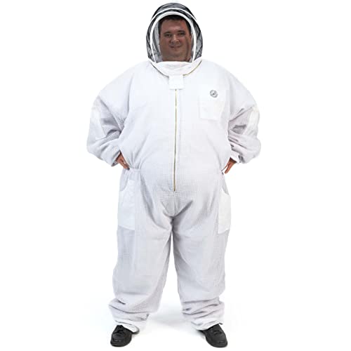 Humble Bee Übergröße 421 Atmungsaktiver Imkeranzug mit Fechtschleier Humble Bee Übergröße 421 Atmungsaktiver Imkeranzug mit Fechtschleier von Humble Bee