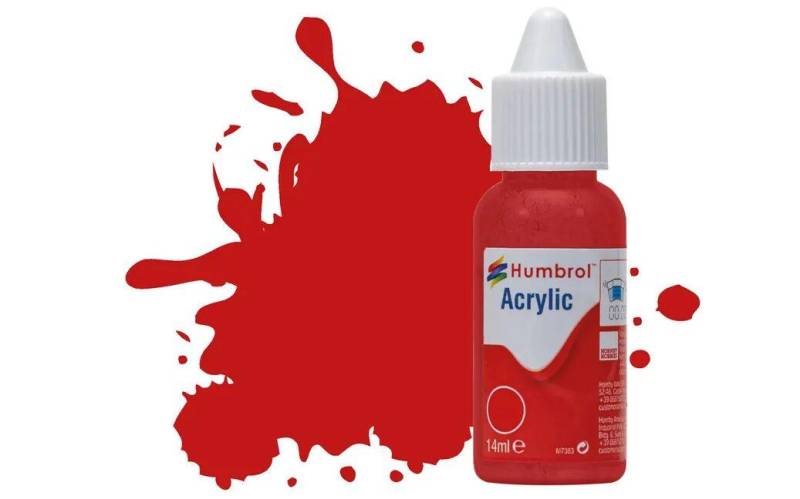 No 220 Italian Red Gloss - Acrylic - 14 ml von Humbrol