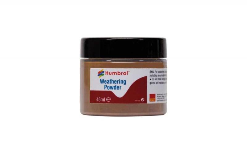 Weathering Powder Light Rust - 45 ml von Humbrol