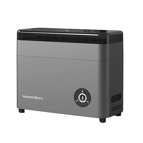 HumminGuru Ultraschall-Schallplattenreiniger – 40-kHz-Ultraschall-Schallplatten-Reinigungsgerät mit automatischer Trocknung, 1 Jahr Garantie (HG01 mit 7''&10'' Plattenadaptern) von HumminGuru
