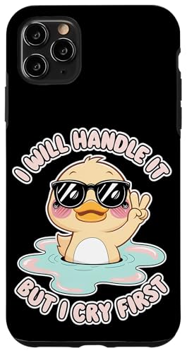 Lustige Ente Weint Sarkastisch Tier Hülle für iPhone 11 Pro Max Lustige Ente Weint Sarkastisch Tier Hülle für iPhone 11 Pro Max von Humor Geschenk Emotional Frauen Männer