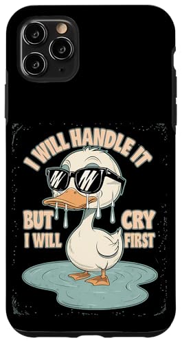 Lustige Ente Weint Sarkastisch Tier Hülle für iPhone 11 Pro Max Lustige Ente Weint Sarkastisch Tier Hülle für iPhone 11 Pro Max von Humor Geschenk Emotional Frauen Männer