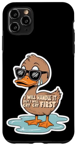 Lustige Ente Weint Sarkastisch Tier Hülle für iPhone 11 Pro Max Lustige Ente Weint Sarkastisch Tier Hülle für iPhone 11 Pro Max von Humor Geschenk Emotional Frauen Männer