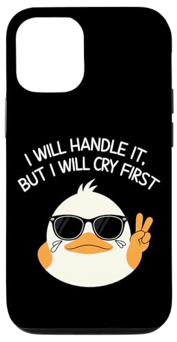 Lustige Ente Weint Sarkastisch Tier Hülle für iPhone 12/12 Pro Lustige Ente Weint Sarkastisch Tier Hülle für iPhone 12/12 Pro von Humor Geschenk Emotional Frauen Männer