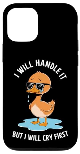 Lustige Ente Weint Sarkastisch Tier Hülle für iPhone 12/12 Pro Lustige Ente Weint Sarkastisch Tier Hülle für iPhone 12/12 Pro von Humor Geschenk Emotional Frauen Männer