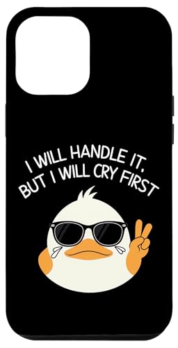 Lustige Ente Weint Sarkastisch Tier Hülle für iPhone 12 Pro Max Lustige Ente Weint Sarkastisch Tier Hülle für iPhone 12 Pro Max von Humor Geschenk Emotional Frauen Männer