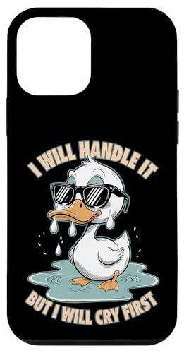 Lustige Ente Weint Sarkastisch Tier Hülle für iPhone 12 mini Lustige Ente Weint Sarkastisch Tier Hülle für iPhone 12 mini von Humor Geschenk Emotional Frauen Männer