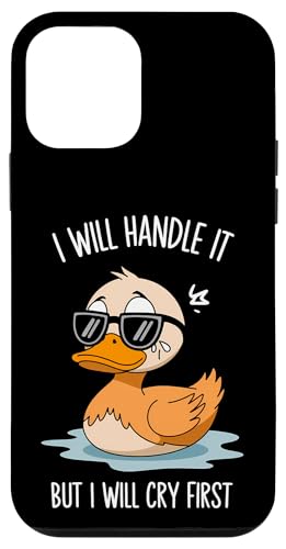 Lustige Ente Weint Sarkastisch Tier Hülle für iPhone 12 mini Lustige Ente Weint Sarkastisch Tier Hülle für iPhone 12 mini von Humor Geschenk Emotional Frauen Männer