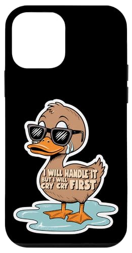 Lustige Ente Weint Sarkastisch Tier Hülle für iPhone 12 mini Lustige Ente Weint Sarkastisch Tier Hülle für iPhone 12 mini von Humor Geschenk Emotional Frauen Männer