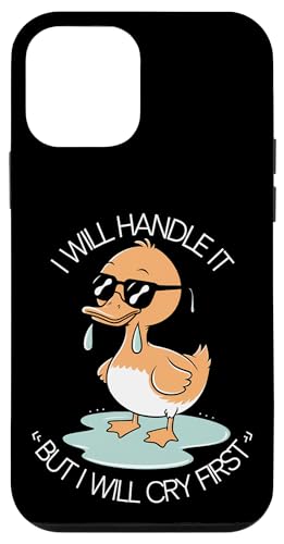 Lustige Ente Weint Sarkastisch Tier Hülle für iPhone 12 mini Lustige Ente Weint Sarkastisch Tier Hülle für iPhone 12 mini von Humor Geschenk Emotional Frauen Männer