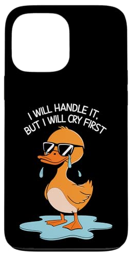 Lustige Ente Weint Sarkastisch Tier Hülle für iPhone 13 Pro Max Lustige Ente Weint Sarkastisch Tier Hülle für iPhone 13 Pro Max von Humor Geschenk Emotional Frauen Männer