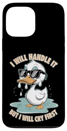 Lustige Ente Weint Sarkastisch Tier Hülle für iPhone 13 Pro Max Lustige Ente Weint Sarkastisch Tier Hülle für iPhone 13 Pro Max von Humor Geschenk Emotional Frauen Männer