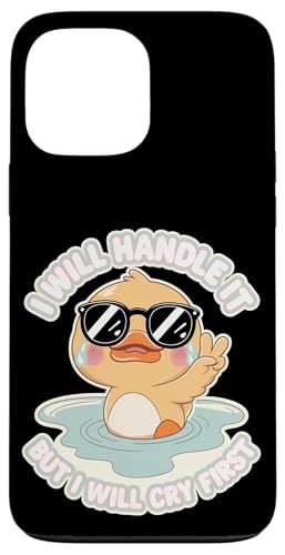 Lustige Ente Weint Sarkastisch Tier Hülle für iPhone 13 Pro Max Lustige Ente Weint Sarkastisch Tier Hülle für iPhone 13 Pro Max von Humor Geschenk Emotional Frauen Männer