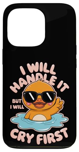 Lustige Ente Weint Sarkastisch Tier Hülle für iPhone 13 Pro Lustige Ente Weint Sarkastisch Tier Hülle für iPhone 13 Pro von Humor Geschenk Emotional Frauen Männer