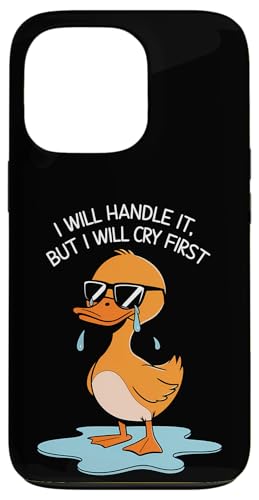 Lustige Ente Weint Sarkastisch Tier Hülle für iPhone 13 Pro Lustige Ente Weint Sarkastisch Tier Hülle für iPhone 13 Pro von Humor Geschenk Emotional Frauen Männer