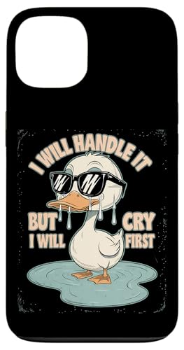 Lustige Ente Weint Sarkastisch Tier Hülle für iPhone 13 Lustige Ente Weint Sarkastisch Tier Hülle für iPhone 13 von Humor Geschenk Emotional Frauen Männer