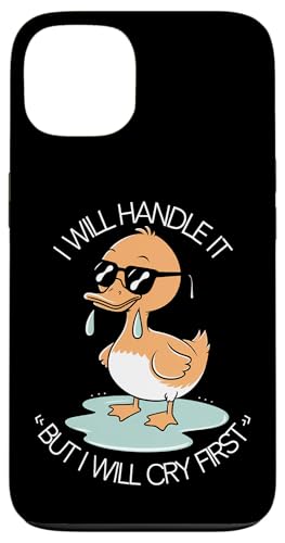Lustige Ente Weint Sarkastisch Tier Hülle für iPhone 13 Lustige Ente Weint Sarkastisch Tier Hülle für iPhone 13 von Humor Geschenk Emotional Frauen Männer