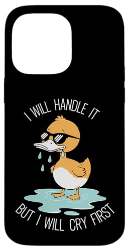 Lustige Ente Weint Sarkastisch Tier Hülle für iPhone 14 Pro Max Lustige Ente Weint Sarkastisch Tier Hülle für iPhone 14 Pro Max von Humor Geschenk Emotional Frauen Männer