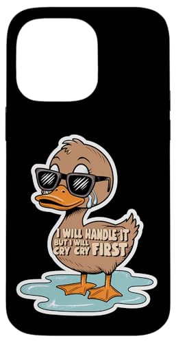 Lustige Ente Weint Sarkastisch Tier Hülle für iPhone 14 Pro Max Lustige Ente Weint Sarkastisch Tier Hülle für iPhone 14 Pro Max von Humor Geschenk Emotional Frauen Männer