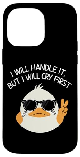Lustige Ente Weint Sarkastisch Tier Hülle für iPhone 14 Pro Max Lustige Ente Weint Sarkastisch Tier Hülle für iPhone 14 Pro Max von Humor Geschenk Emotional Frauen Männer