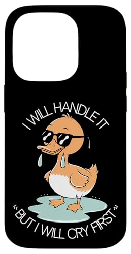 Lustige Ente Weint Sarkastisch Tier Hülle für iPhone 14 Pro Lustige Ente Weint Sarkastisch Tier Hülle für iPhone 14 Pro von Humor Geschenk Emotional Frauen Männer