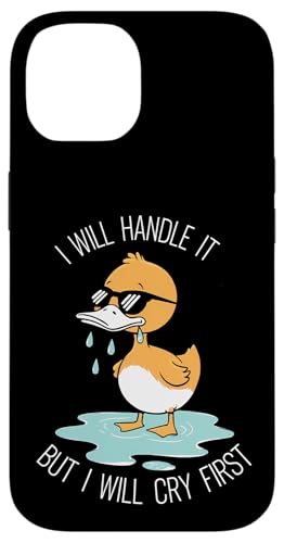 Lustige Ente Weint Sarkastisch Tier Hülle für iPhone 14 Lustige Ente Weint Sarkastisch Tier Hülle für iPhone 14 von Humor Geschenk Emotional Frauen Männer