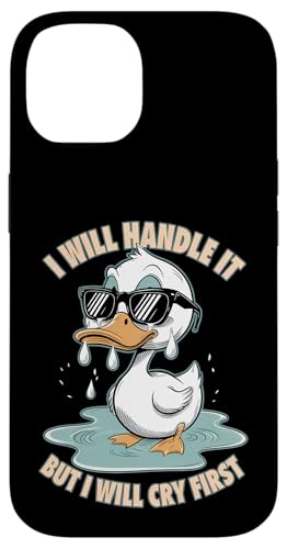 Lustige Ente Weint Sarkastisch Tier Hülle für iPhone 14 Lustige Ente Weint Sarkastisch Tier Hülle für iPhone 14 von Humor Geschenk Emotional Frauen Männer