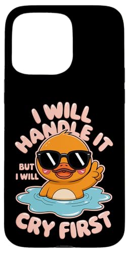Lustige Ente Weint Sarkastisch Tier Hülle für iPhone 15 Pro Max Lustige Ente Weint Sarkastisch Tier Hülle für iPhone 15 Pro Max von Humor Geschenk Emotional Frauen Männer