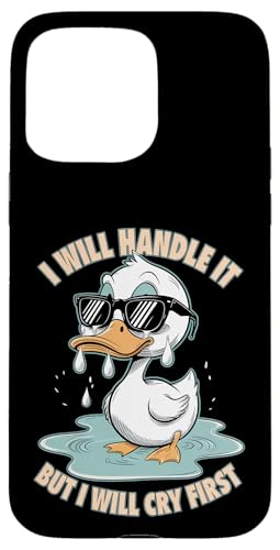 Lustige Ente Weint Sarkastisch Tier Hülle für iPhone 15 Pro Max Lustige Ente Weint Sarkastisch Tier Hülle für iPhone 15 Pro Max von Humor Geschenk Emotional Frauen Männer