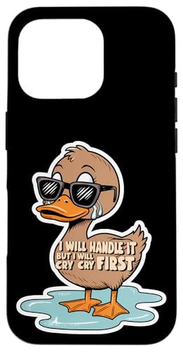 Lustige Ente Weint Sarkastisch Tier Hülle für iPhone 16 Pro Lustige Ente Weint Sarkastisch Tier Hülle für iPhone 16 Pro von Humor Geschenk Emotional Frauen Männer